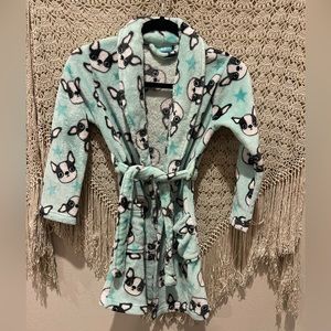 Kids fleece robe